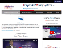 Tablet Screenshot of independentmailing.com